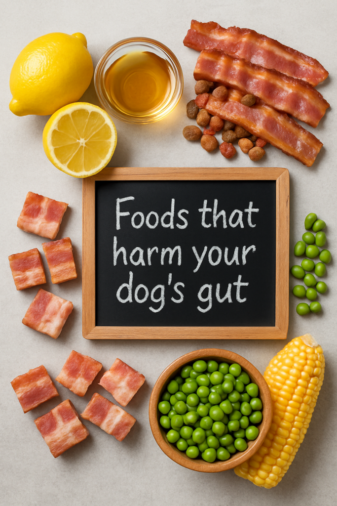 foods that harm your dogs gut health